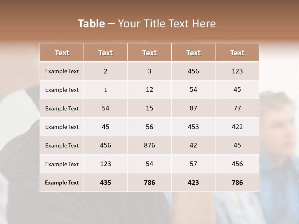 Girls Teenage Portrait PowerPoint Template