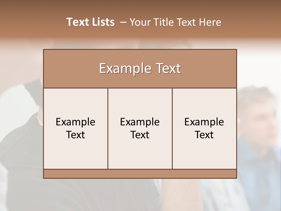 Girls Teenage Portrait PowerPoint Template