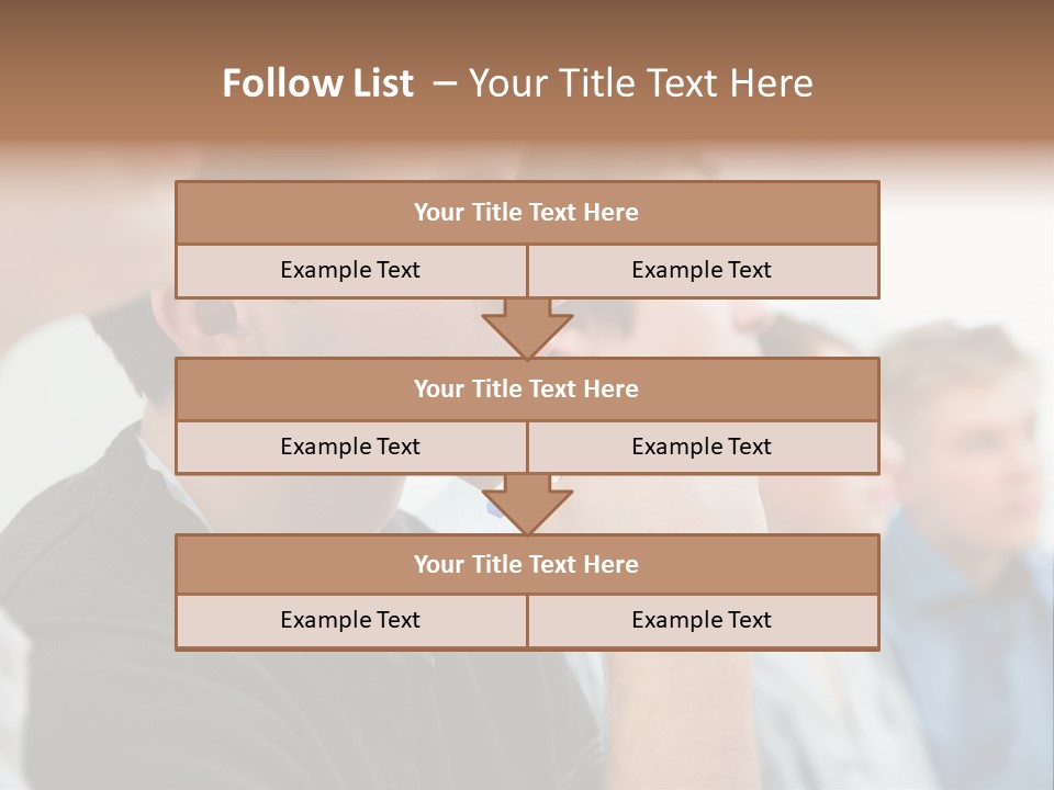 Girls Teenage Portrait PowerPoint Template