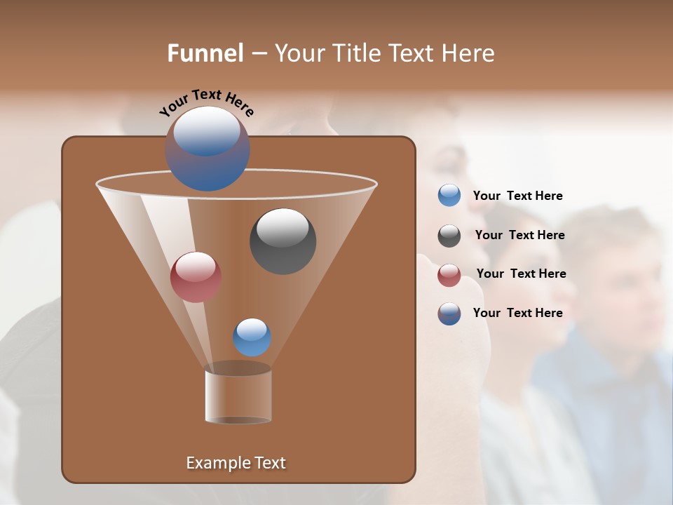 Girls Teenage Portrait PowerPoint Template