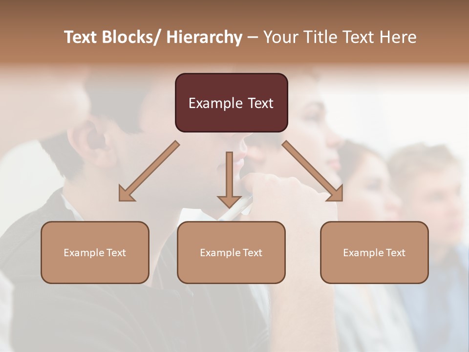 Girls Teenage Portrait PowerPoint Template