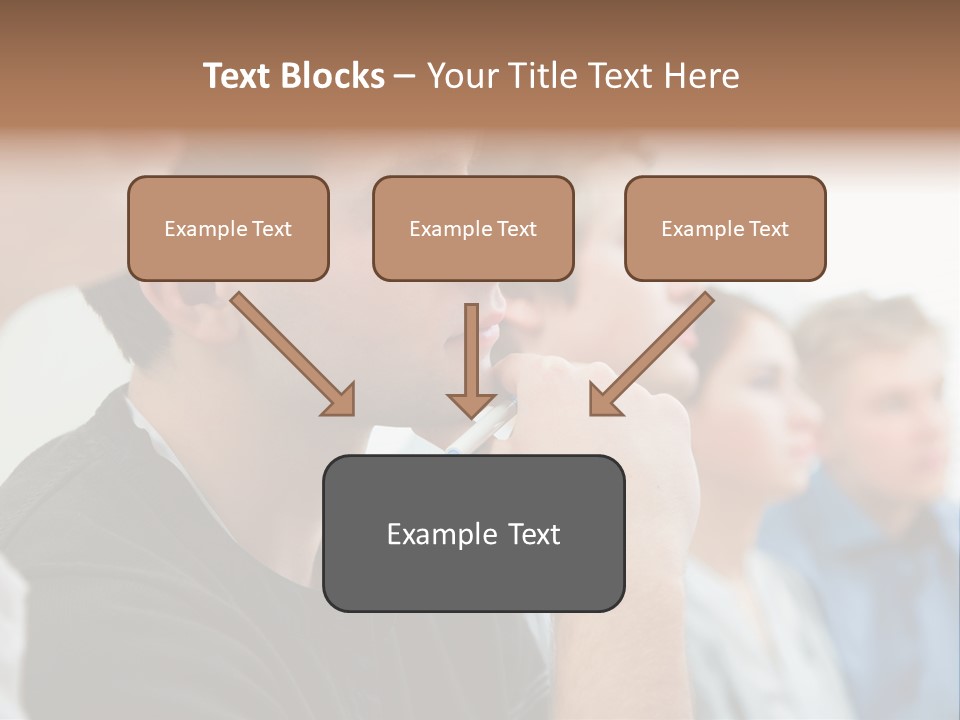 Girls Teenage Portrait PowerPoint Template