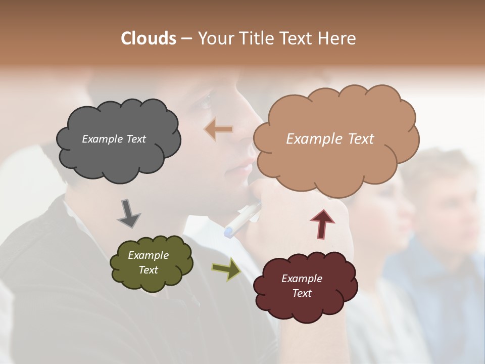 Girls Teenage Portrait PowerPoint Template