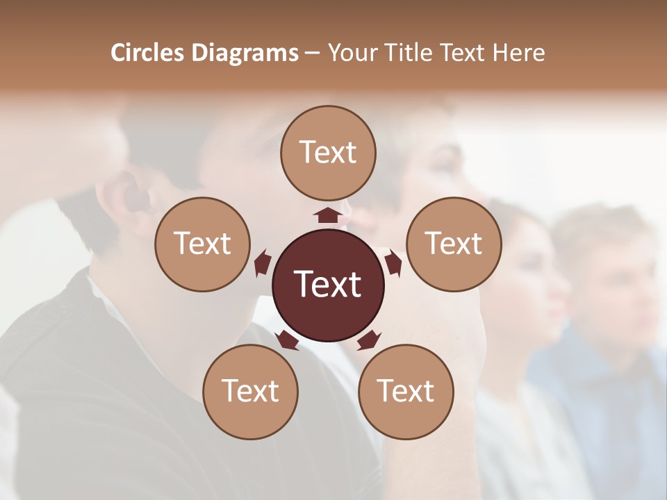 Girls Teenage Portrait PowerPoint Template