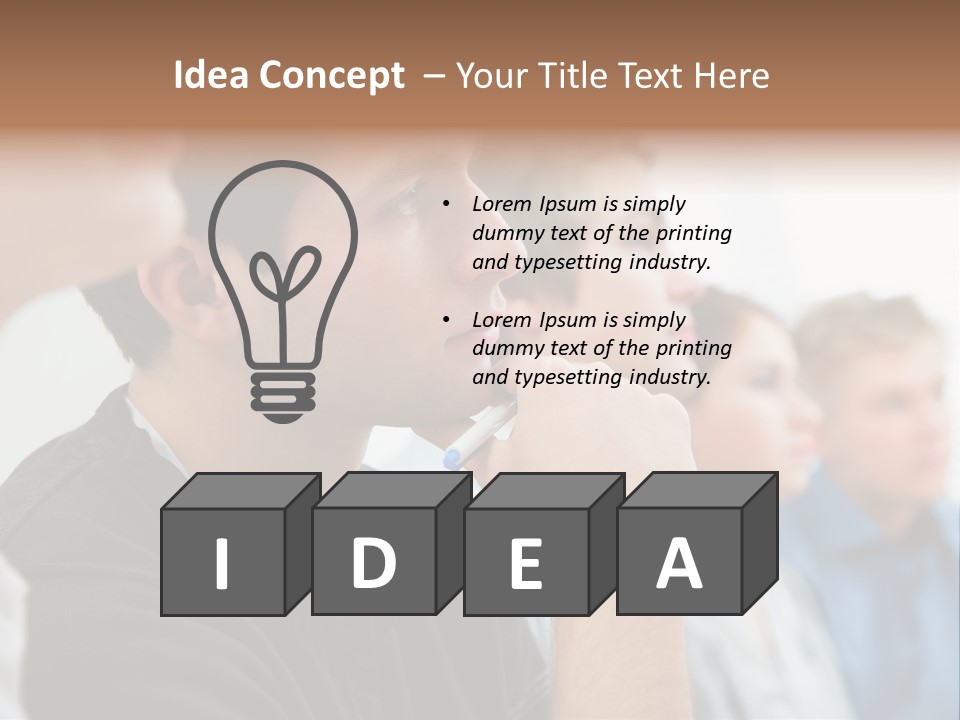 Girls Teenage Portrait PowerPoint Template