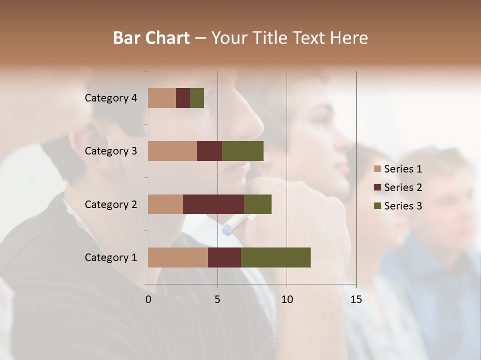 Girls Teenage Portrait PowerPoint Template