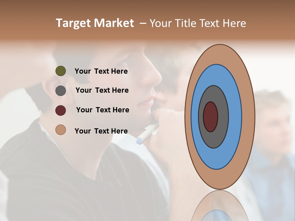 Girls Teenage Portrait PowerPoint Template