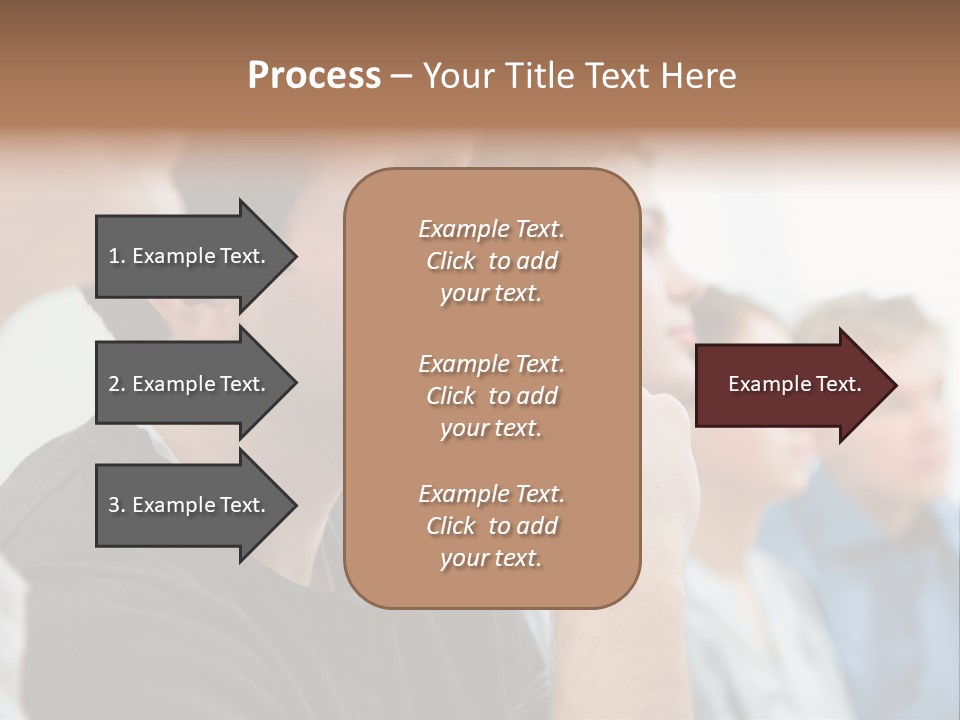 Girls Teenage Portrait PowerPoint Template