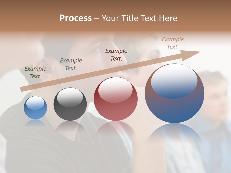 Girls Teenage Portrait PowerPoint Template