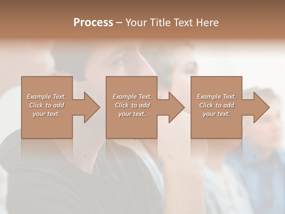 Girls Teenage Portrait PowerPoint Template