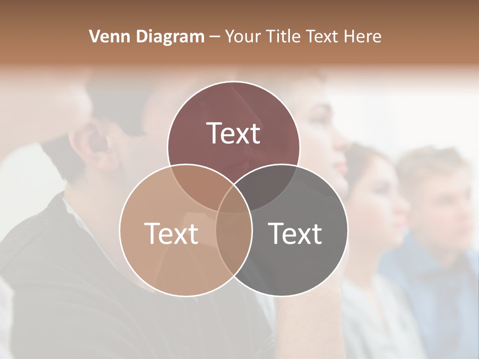 Girls Teenage Portrait PowerPoint Template