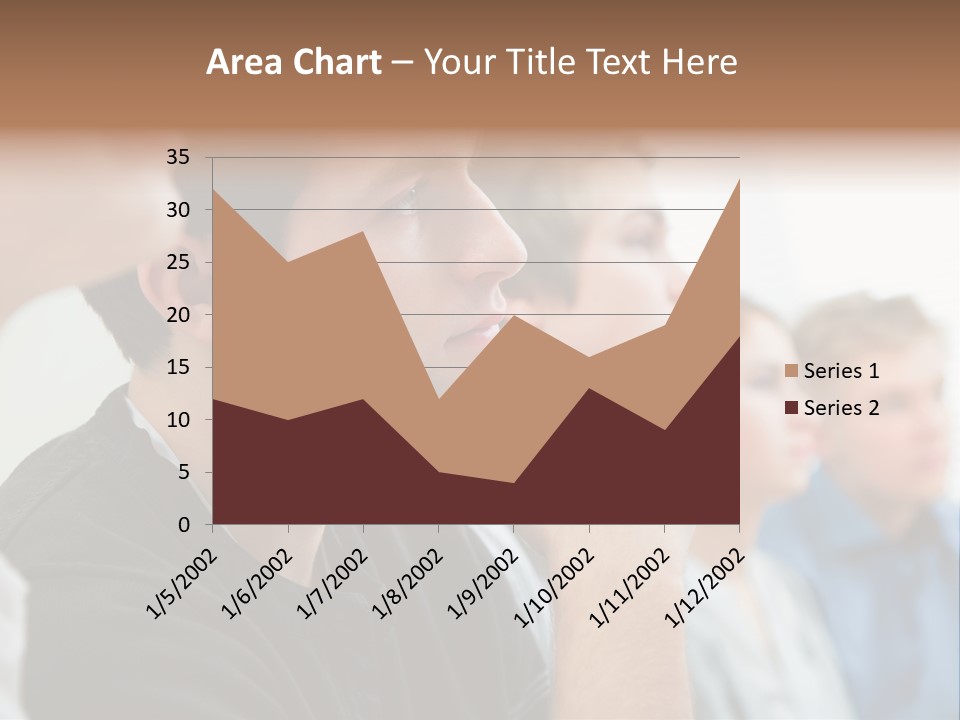 Girls Teenage Portrait PowerPoint Template