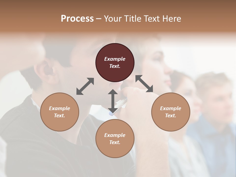 Girls Teenage Portrait PowerPoint Template