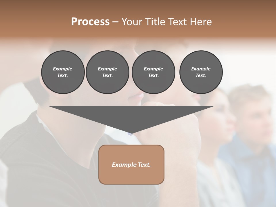 Girls Teenage Portrait PowerPoint Template