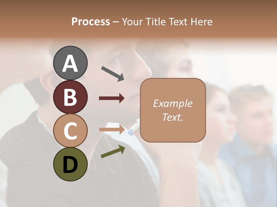 Girls Teenage Portrait PowerPoint Template