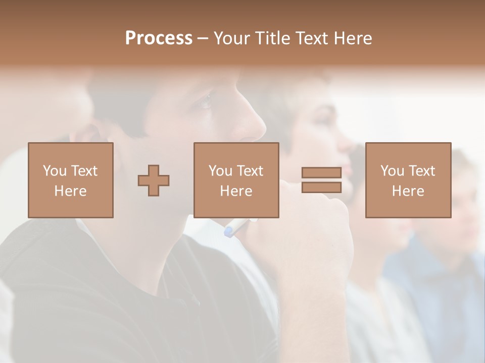 Girls Teenage Portrait PowerPoint Template