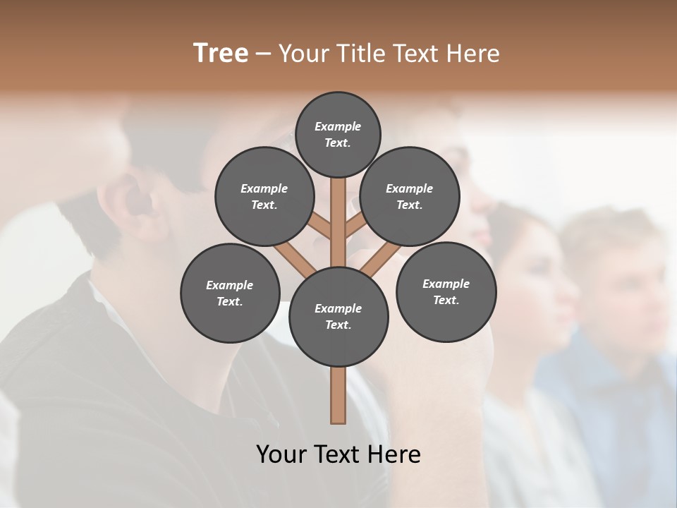 Girls Teenage Portrait PowerPoint Template