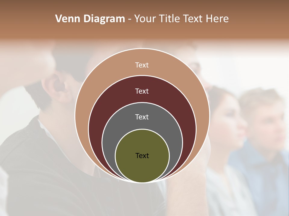 Girls Teenage Portrait PowerPoint Template