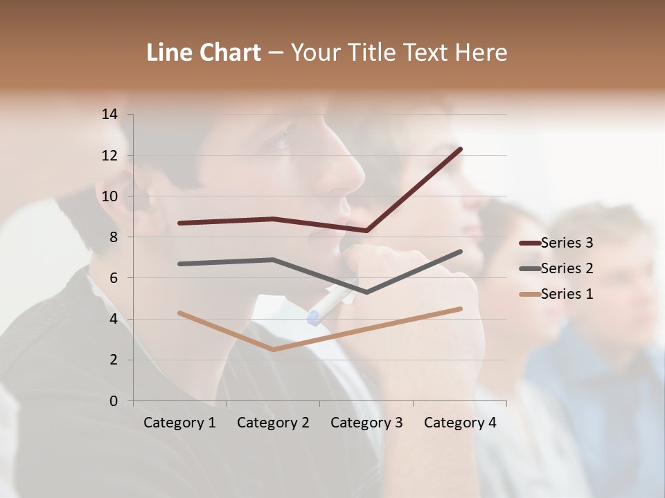 Girls Teenage Portrait PowerPoint Template