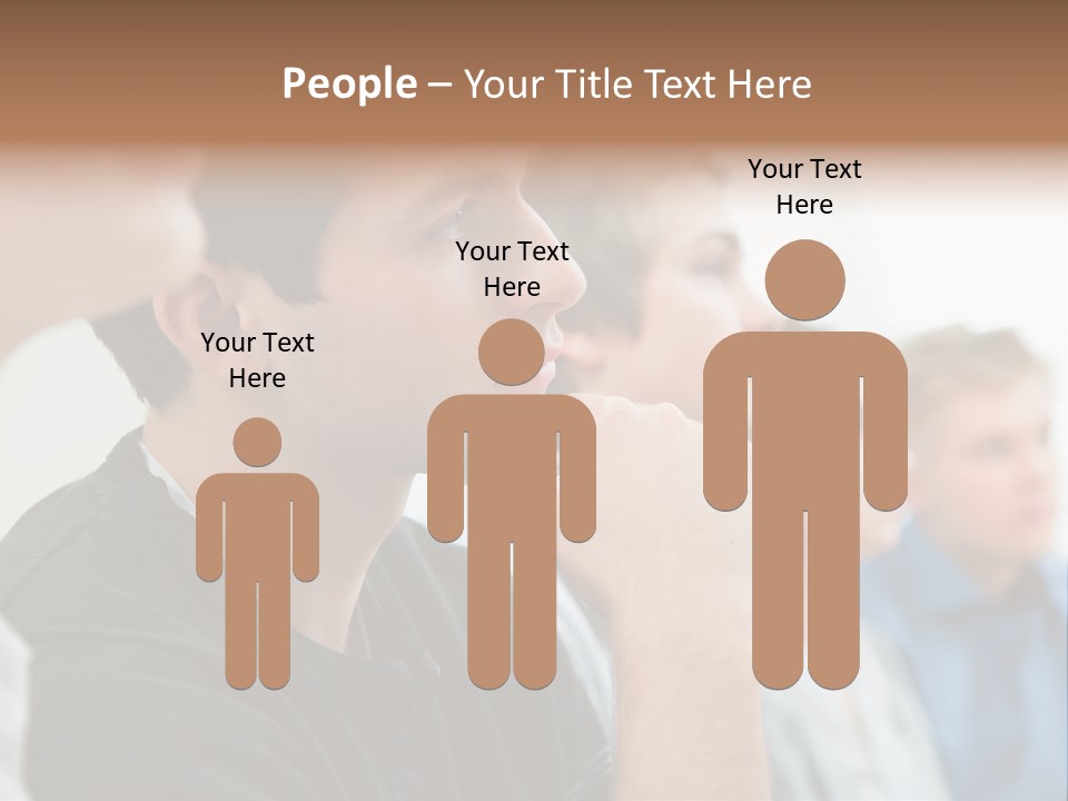 Girls Teenage Portrait PowerPoint Template