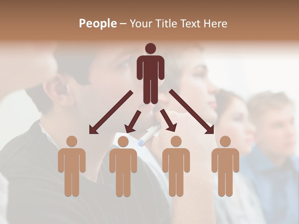 Girls Teenage Portrait PowerPoint Template