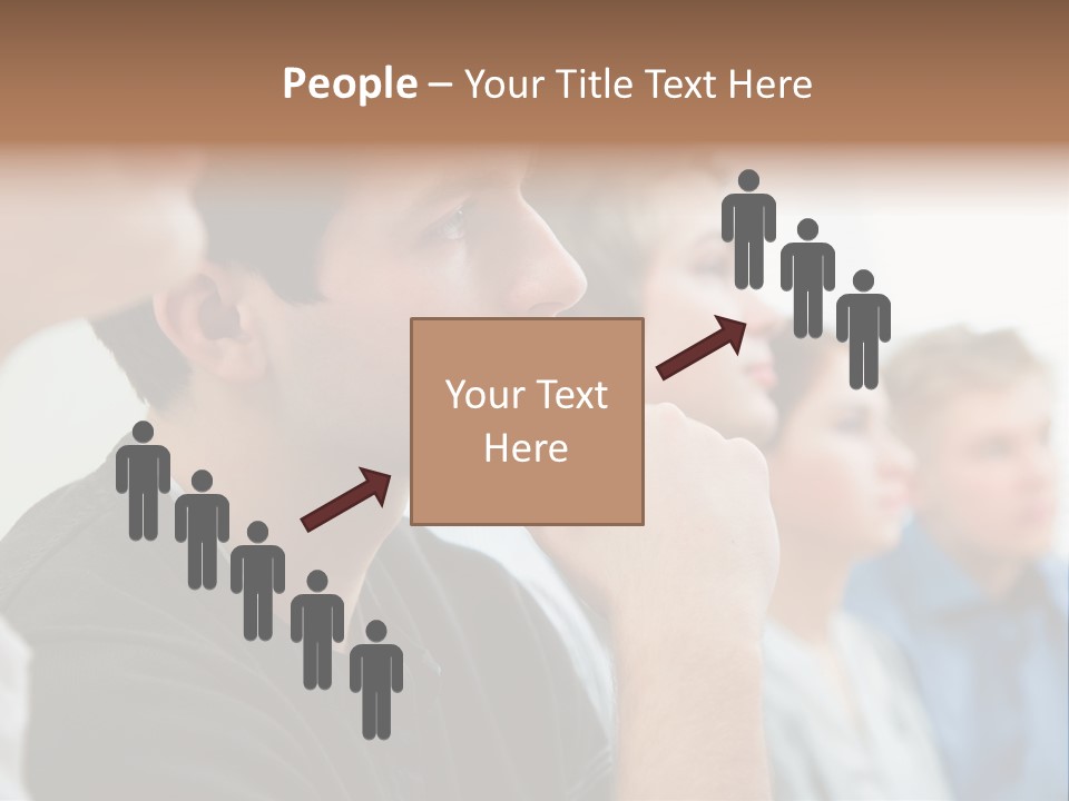 Girls Teenage Portrait PowerPoint Template