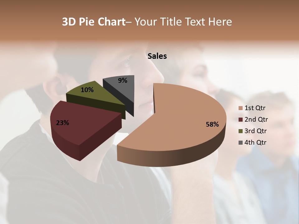 Girls Teenage Portrait PowerPoint Template