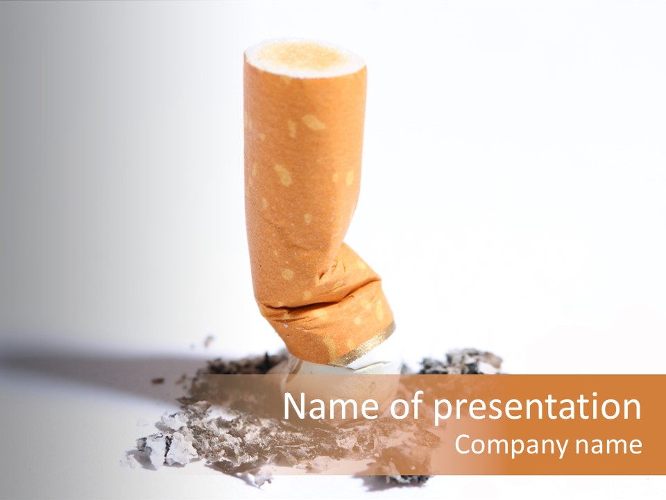 Tobacco Healthcare Toxic PowerPoint Template