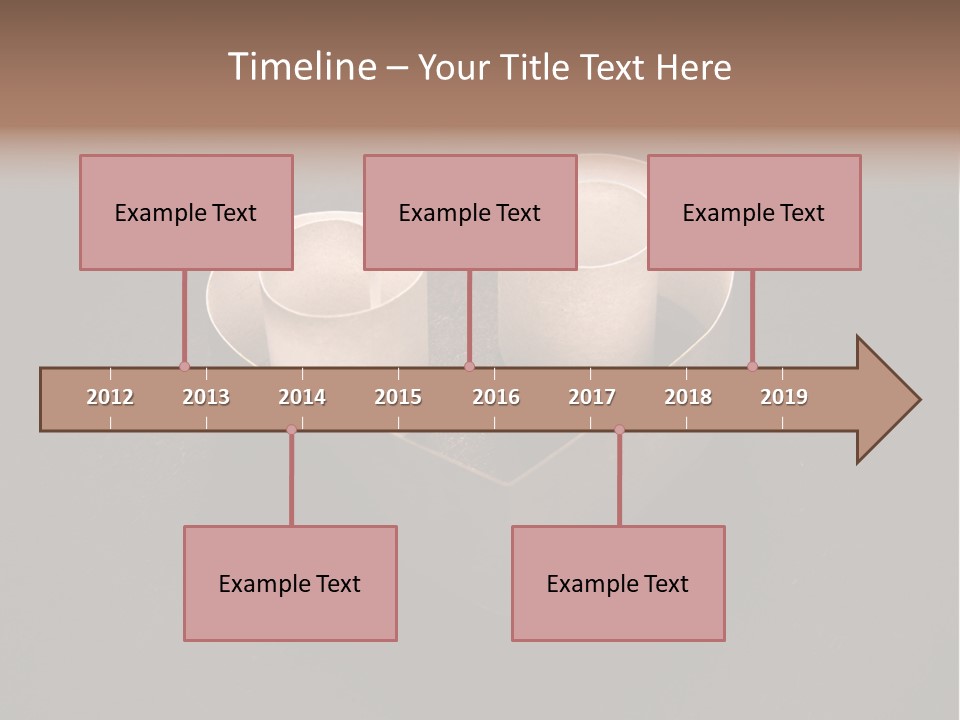 Card February Icon PowerPoint Template