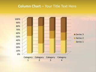 Water Sun Horizontal PowerPoint Template