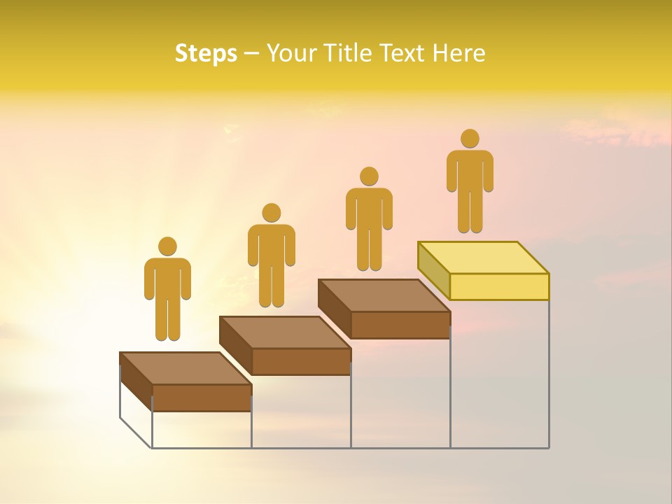 Water Sun Horizontal PowerPoint Template