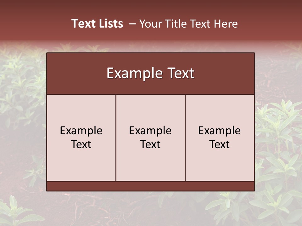 Sweetening Herbal Calorie PowerPoint Template