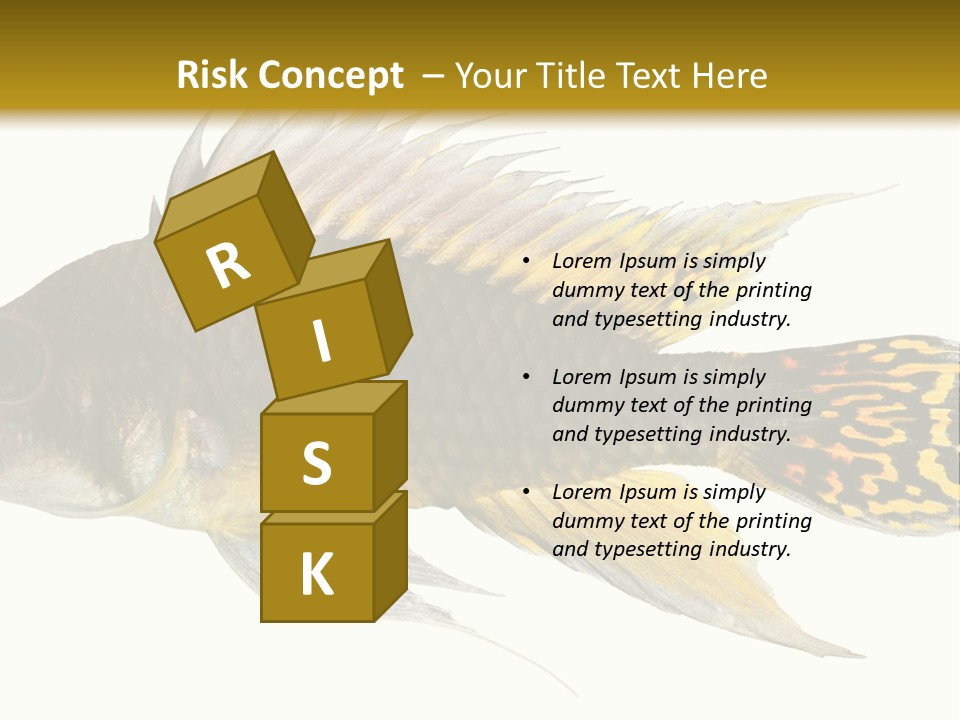 Aquarium Cockatoo Dwarf Cichlid Pet PowerPoint Template