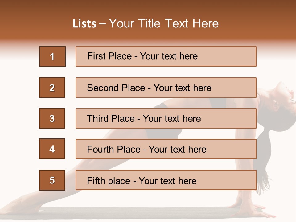 Sport Healthy Weights PowerPoint Template