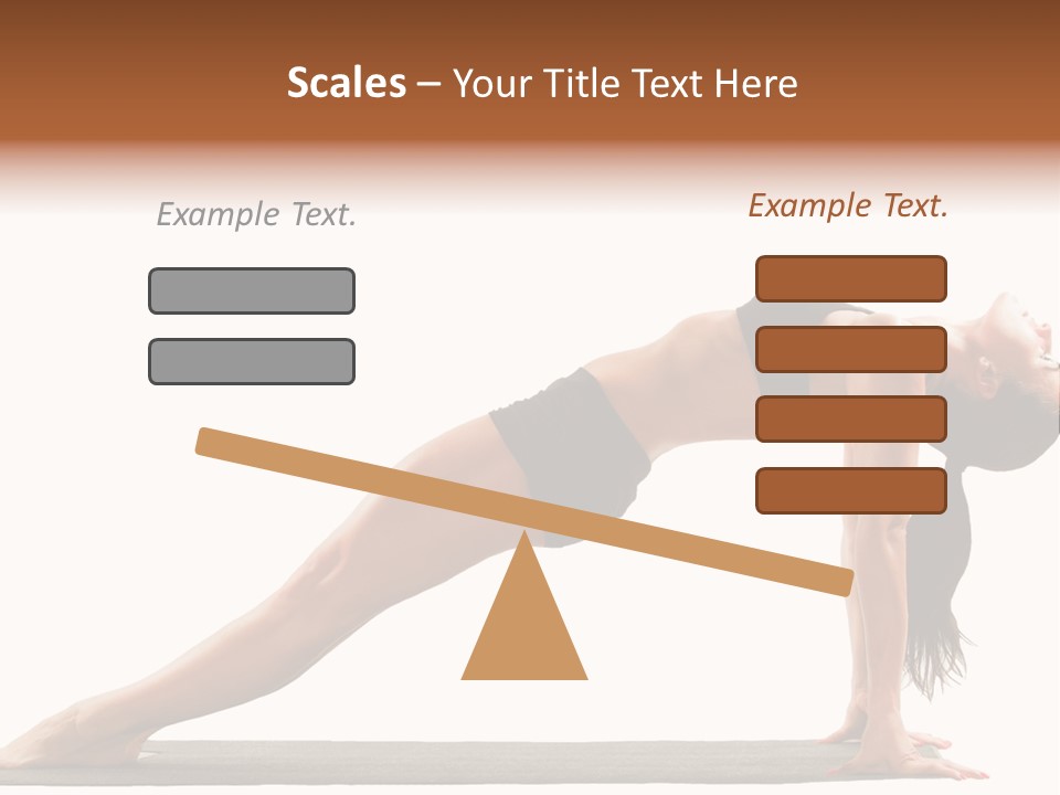 Sport Healthy Weights PowerPoint Template