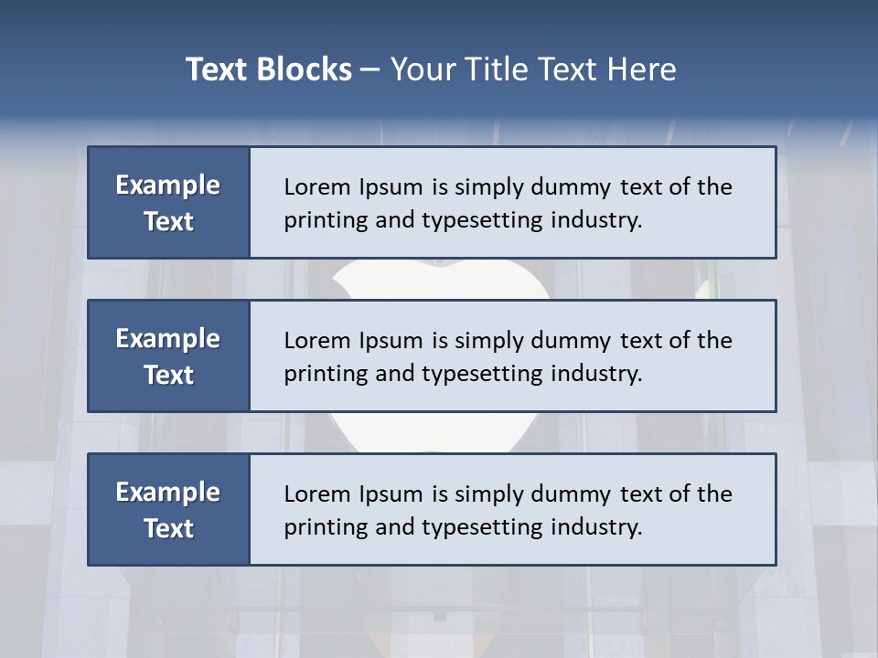 Facade Exterior Manhattan PowerPoint Template
