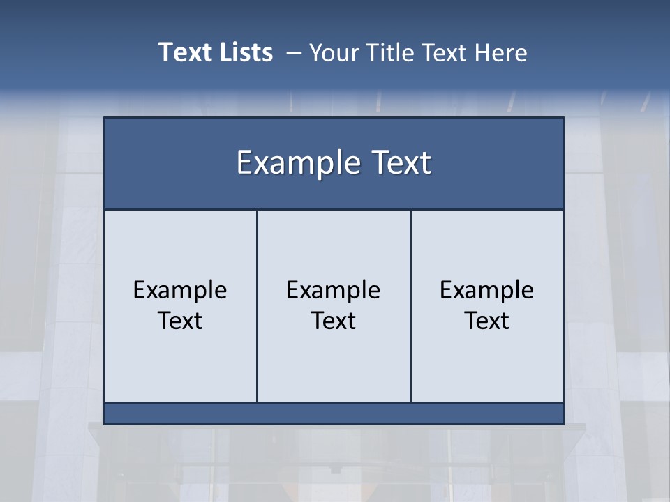 Facade Exterior Manhattan PowerPoint Template