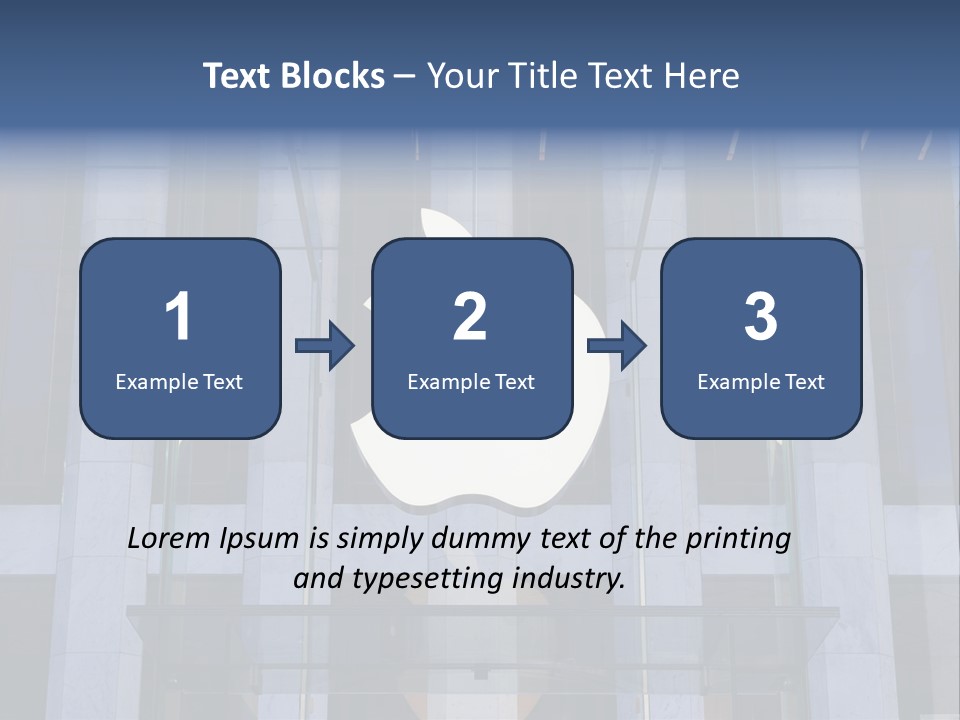Facade Exterior Manhattan PowerPoint Template