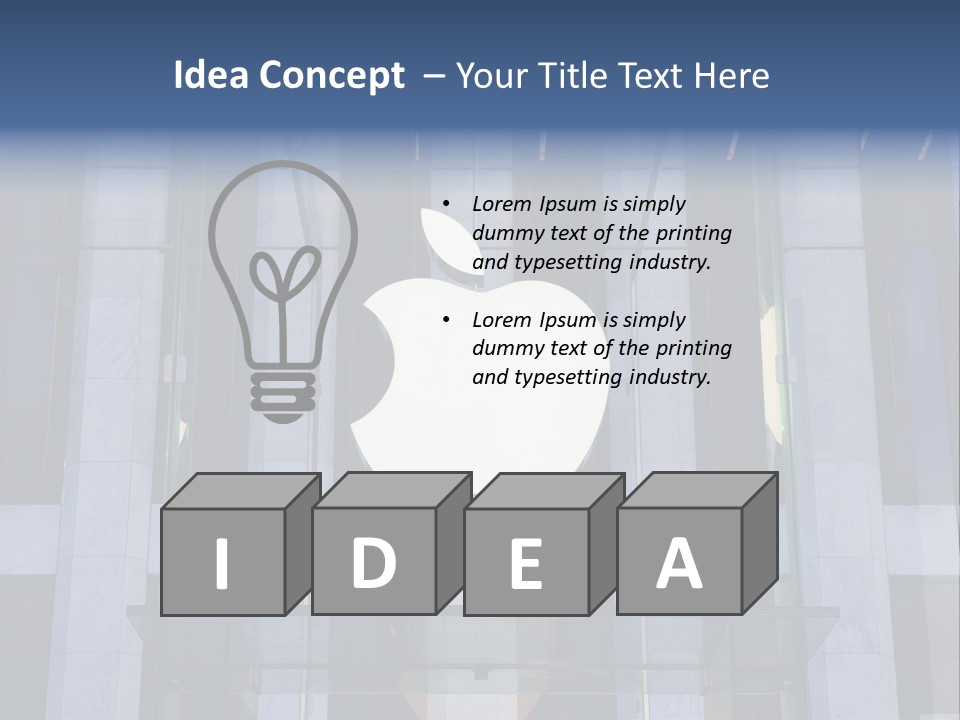 Facade Exterior Manhattan PowerPoint Template