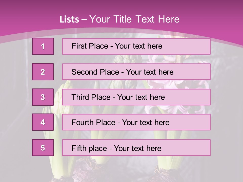 Interior Bulb Garret PowerPoint Template