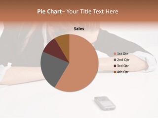 Phone Leader Female PowerPoint Template