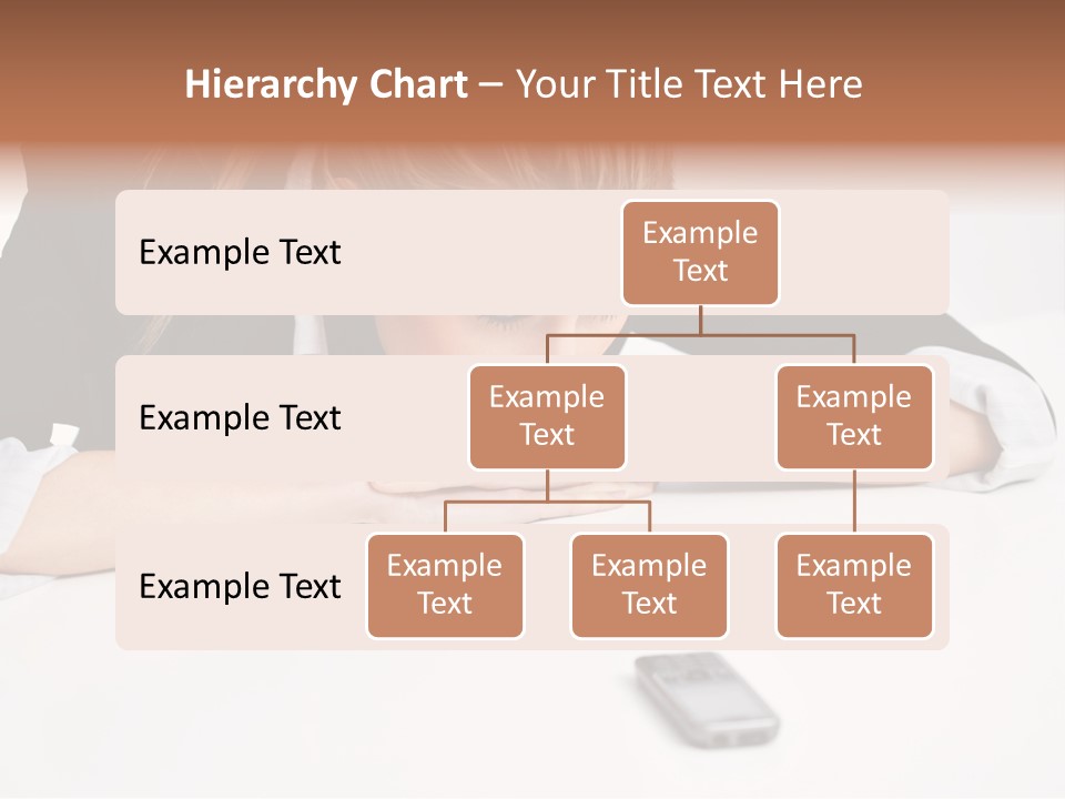 Phone Leader Female PowerPoint Template
