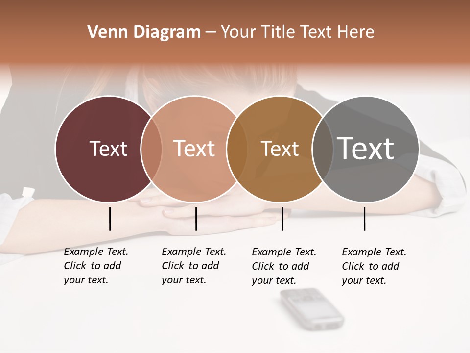 Phone Leader Female PowerPoint Template