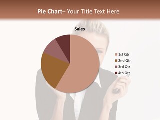 People Girl Formal PowerPoint Template