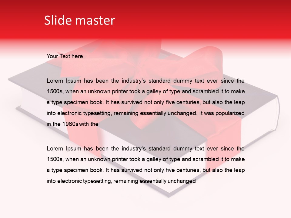 Present Cover Golden PowerPoint Template