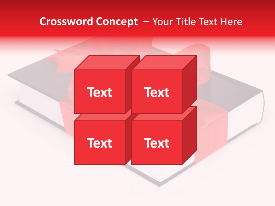 Present Cover Golden PowerPoint Template