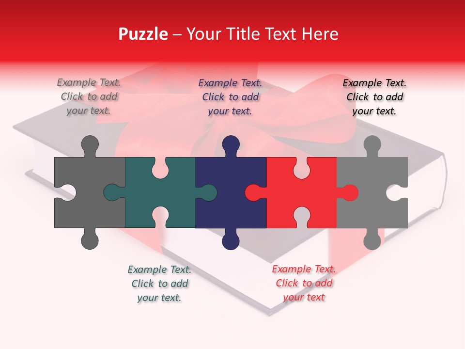 Present Cover Golden PowerPoint Template