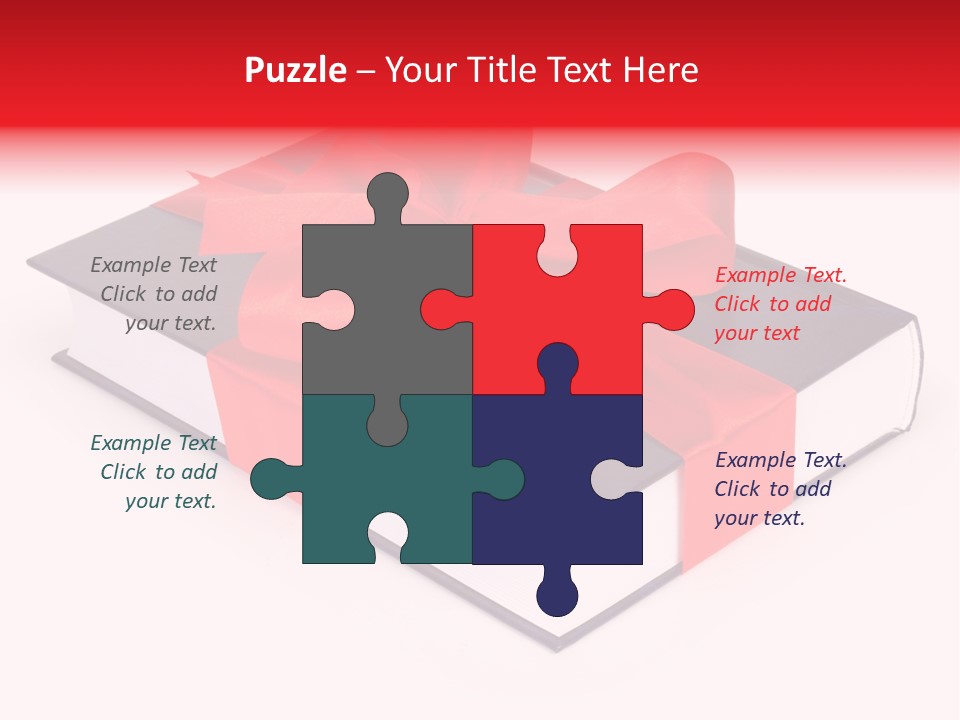 Present Cover Golden PowerPoint Template