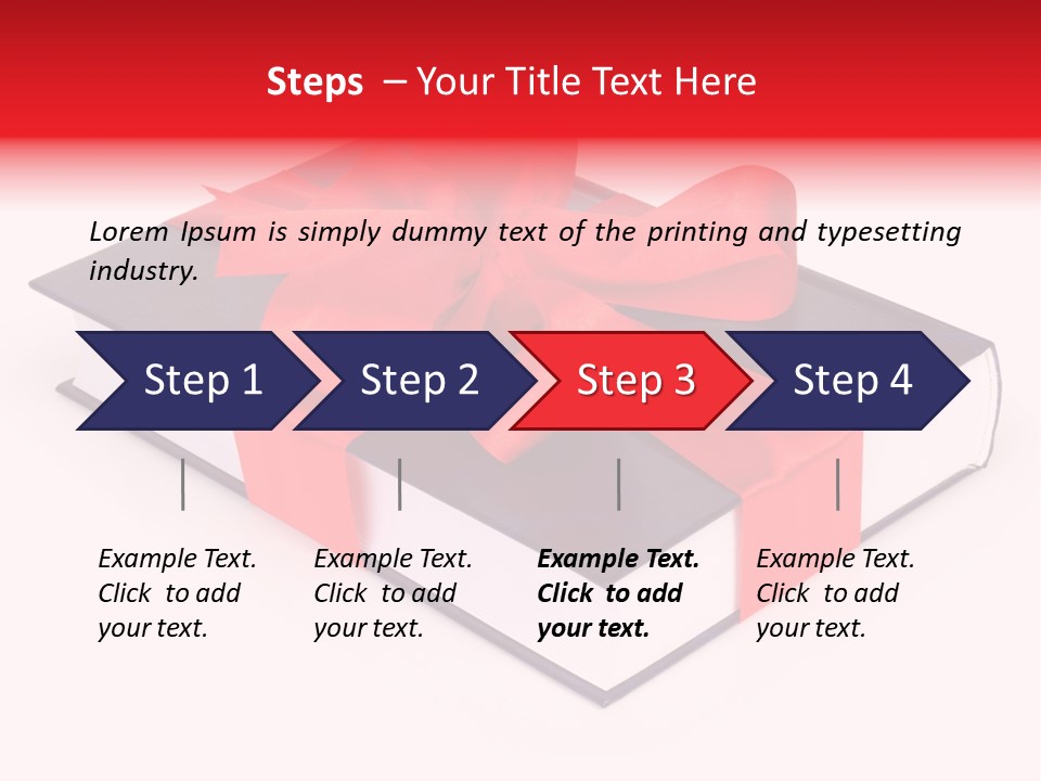 Present Cover Golden PowerPoint Template