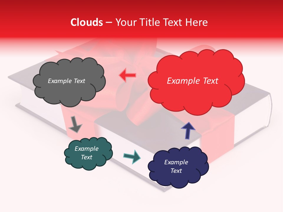 Present Cover Golden PowerPoint Template